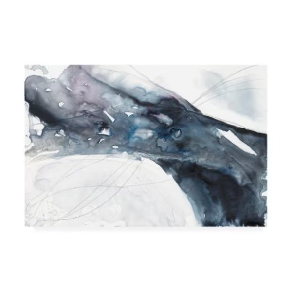 Jennifer Goldberger 'Agate Wave II' Canvas Art, 12x19, Trademark Fine Art, Mfr#: WAG15711-C1219GG